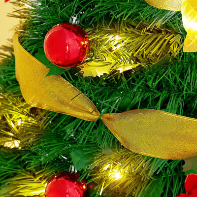 Pre-Lit Pre-Decorated Christmas Tree - 180cm (6Ft)