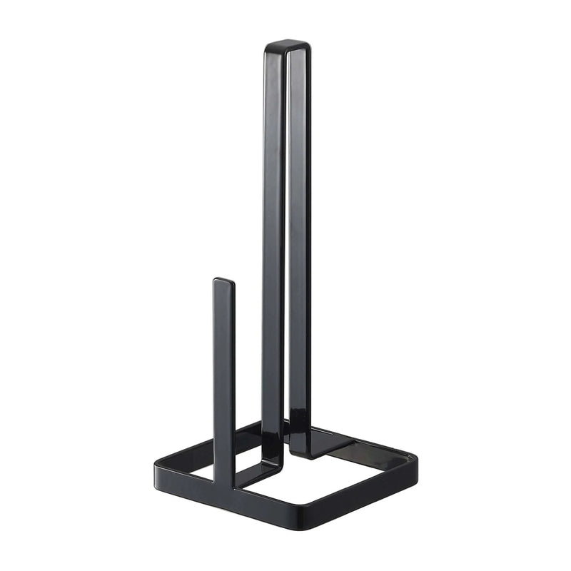 Kitchen Paper Towel Holder With Base - Black