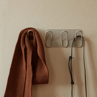 Wall Coat Hooks Grey - Large