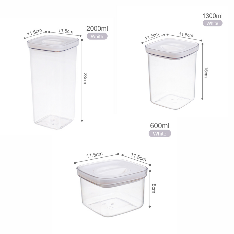 Airtight Food Storage Containers Pack (Set of 9)