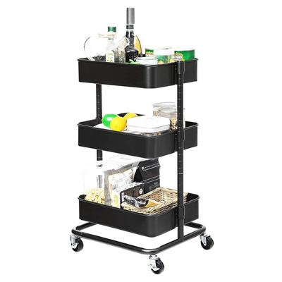 3-Tier Storage Office Kitchen Trolley