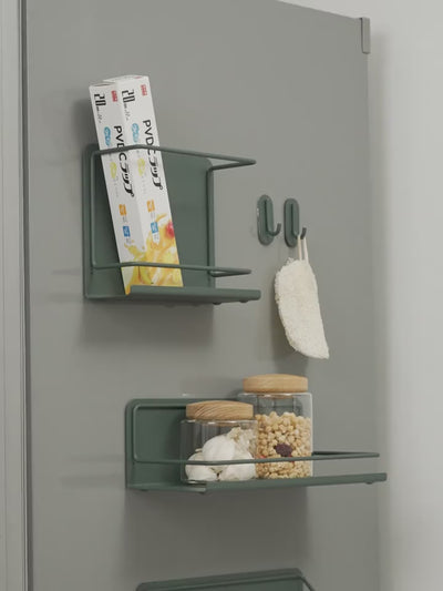 Magnetic Fridge Kitchen Paper Holder Green