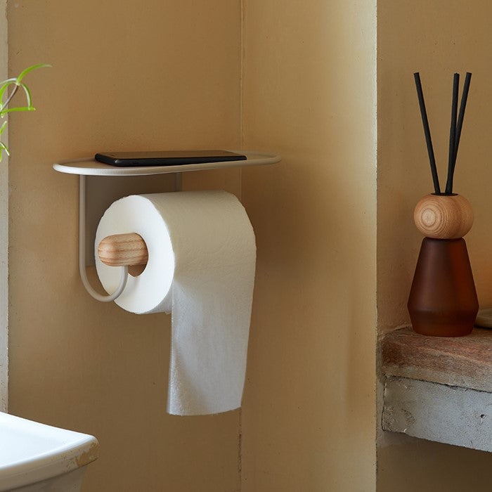 Toilet Roll Holder With Phone Holder