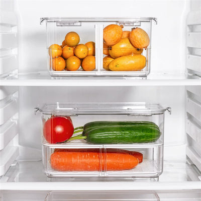 Fruit Vegetable Storage Containers (Set of 2)