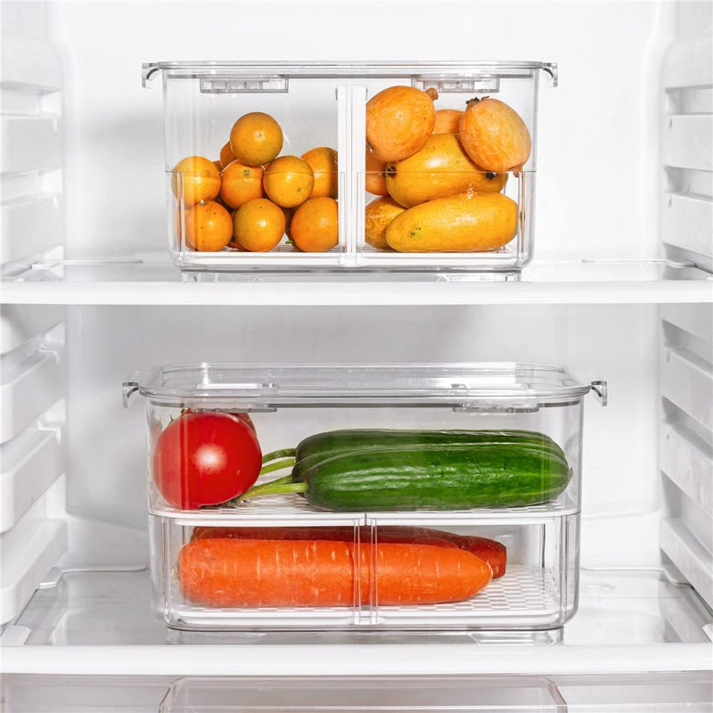 Fruit Vegetable Storage Containers (Set of 2)