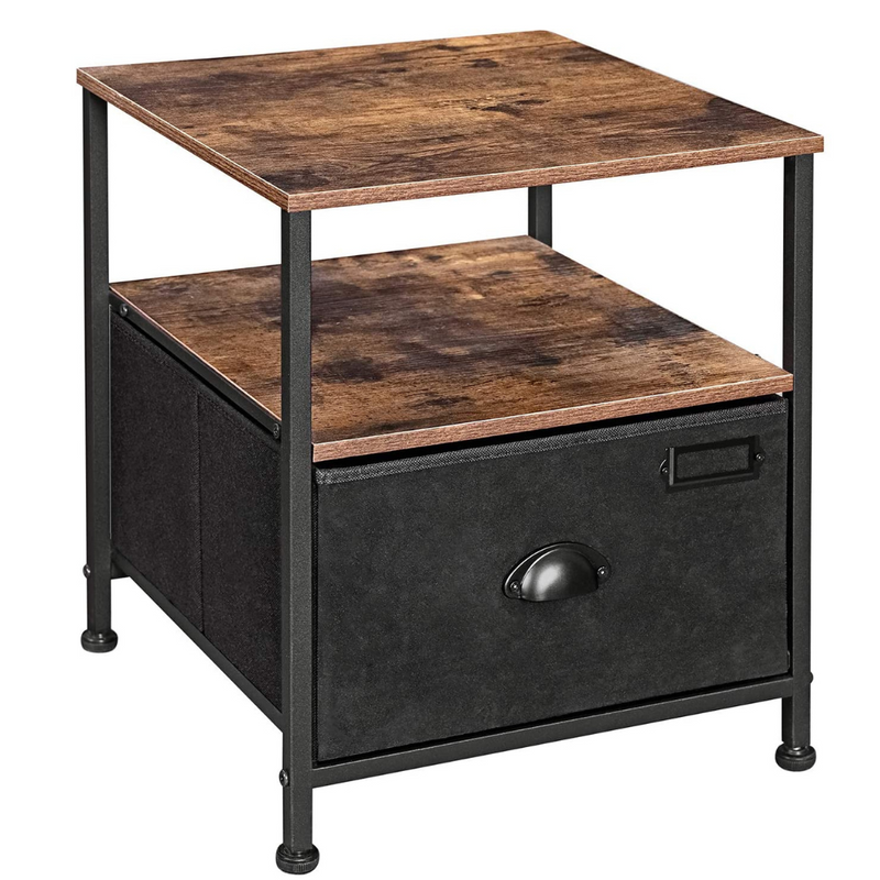 Dion Table Dresser with Storage Industrial Style