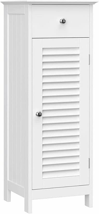 Vasagle Maisie Bathroom Floor Storage Cabinet - White