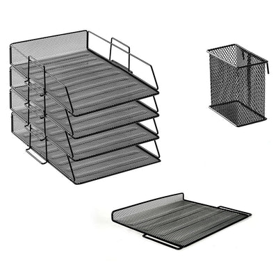 Desktop File Organiser With Pen Holder