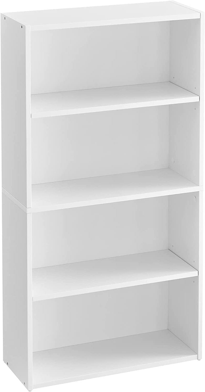 Vasagle 4 Tier Bookcase 24 x 60 x 107.5 cm - White