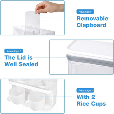 Rice Dispenser Laundry Detergent Contianer