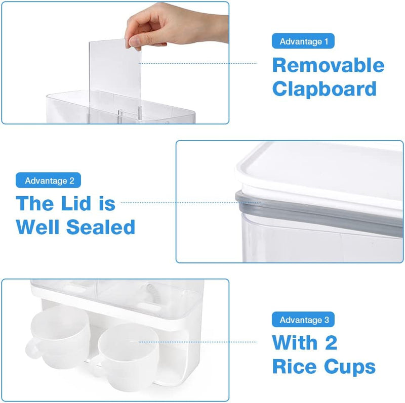 Rice Dispenser Laundry Detergent Contianer
