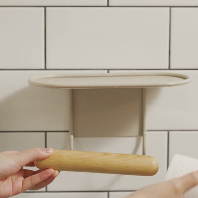 Toilet Roll Holder With Phone Holder