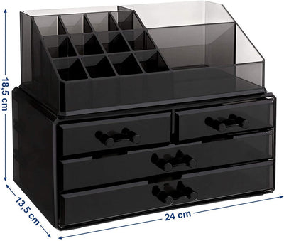 Stackable Makeup Acrylic Cosmetics Organiser Storage Box