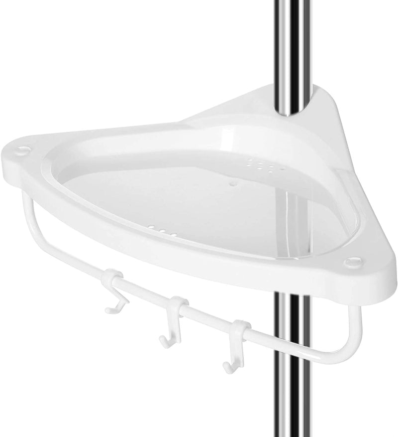 Bathroom Shower Corner Shelf Adjustable Caddy With Chrome Finish