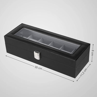 Watch Display 6-Slot Storage Case