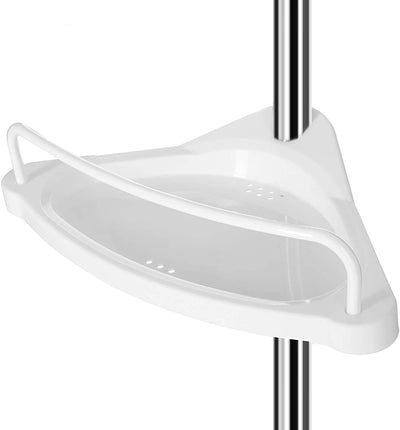 Bathroom Shower Corner Shelf Adjustable Caddy With Chrome Finish