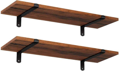 Industrial Storage Wall Shelf (Set of 2)