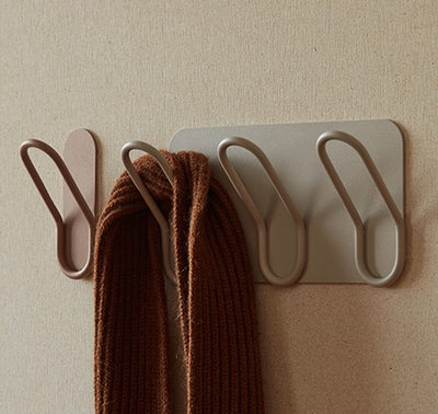 Wall Coat Hooks Grey - Large