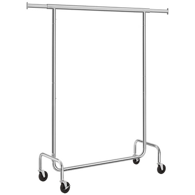 Adjustable Metal Chromed Garment Rack Commercial Grade