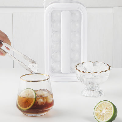 Ice Cube Trays 2 in 1 Portable Ice Ball Maker