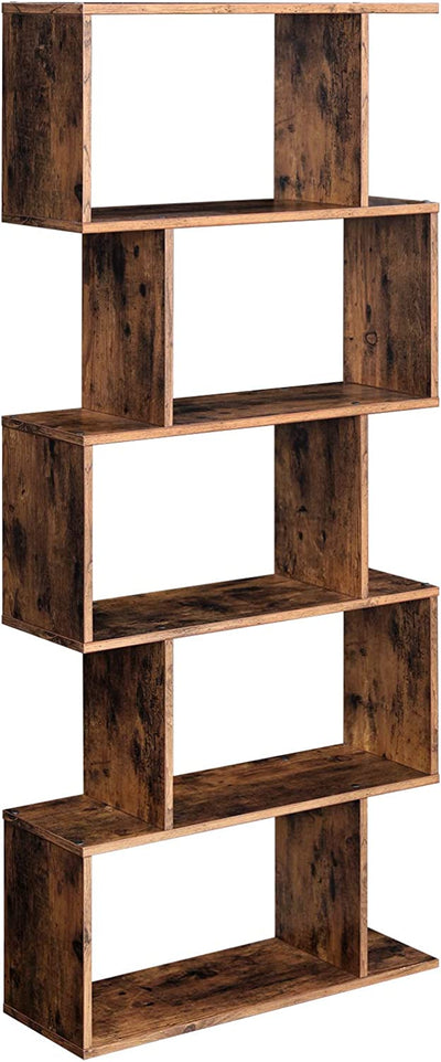 Vasagle Freestanding Storage Bookshelf - Brown