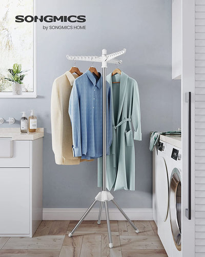 Space Saving Clothes Laundry Drying Rack