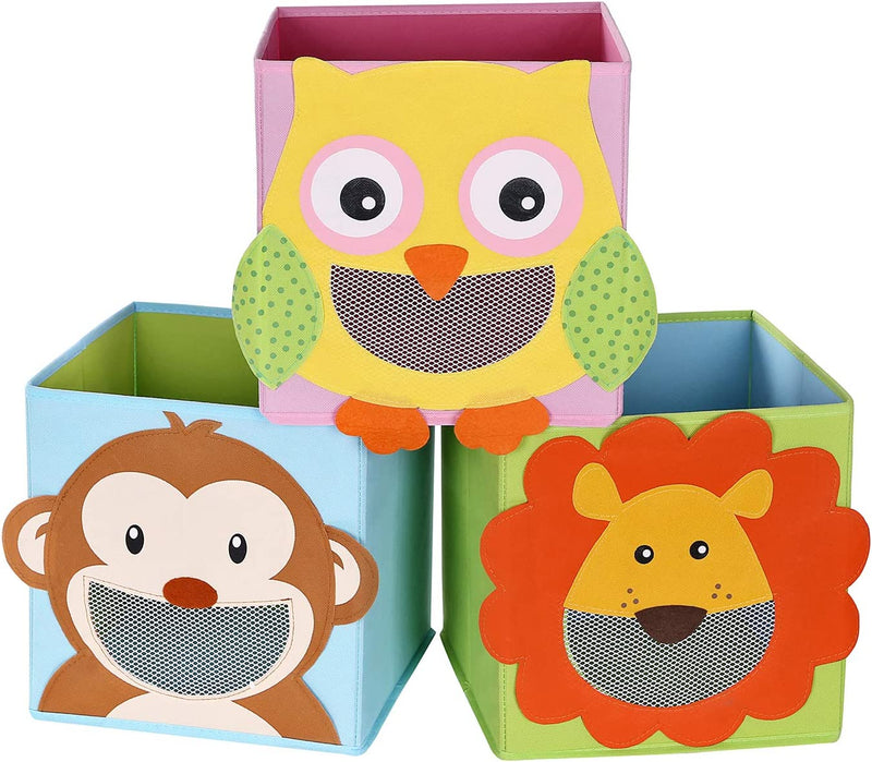 Toy Organiser Storage Box (Set of 3)