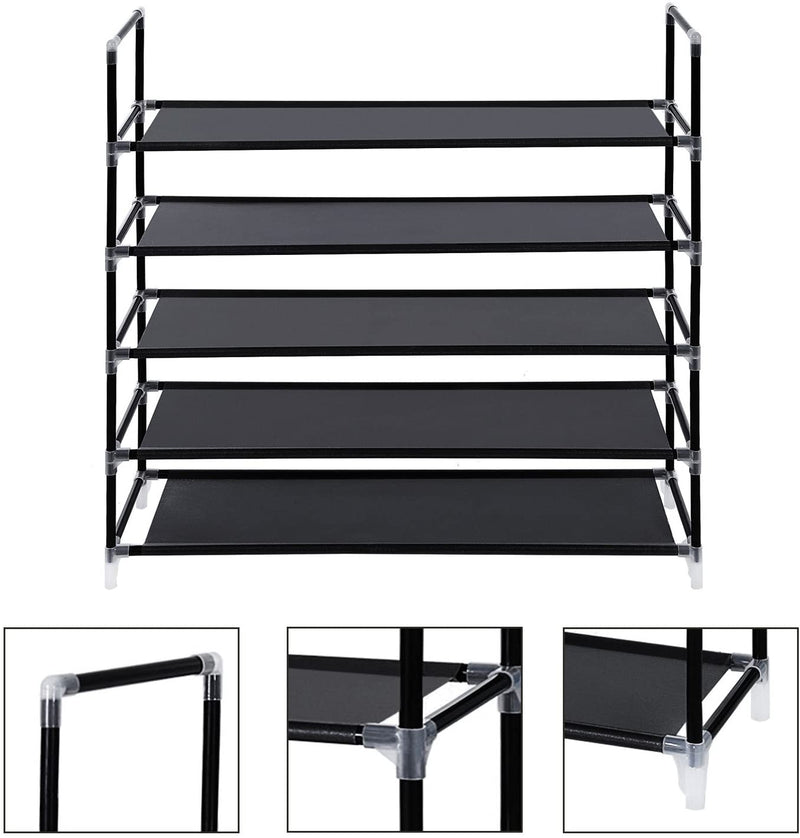 5 Tiers Shoe Storage Rack Holds 20-25 Pair of Shoes