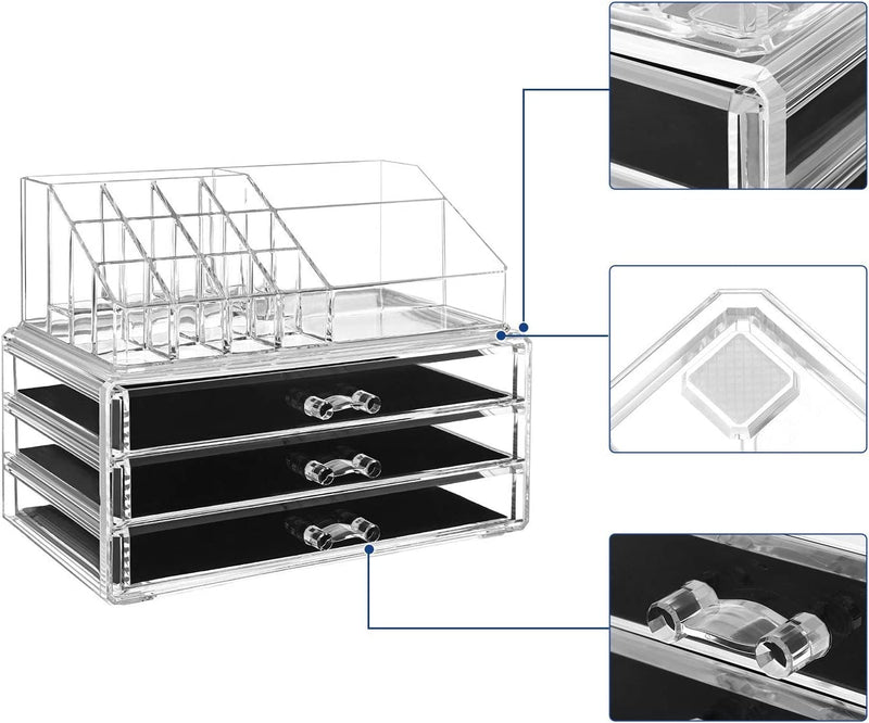 Makeup Organiser with 3 Drawers