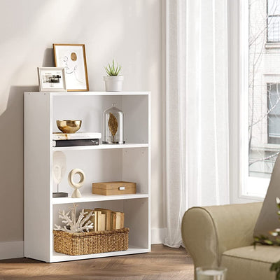 Vasagle 3 Tier Bookcase 24 x 60 x 81 cm - White