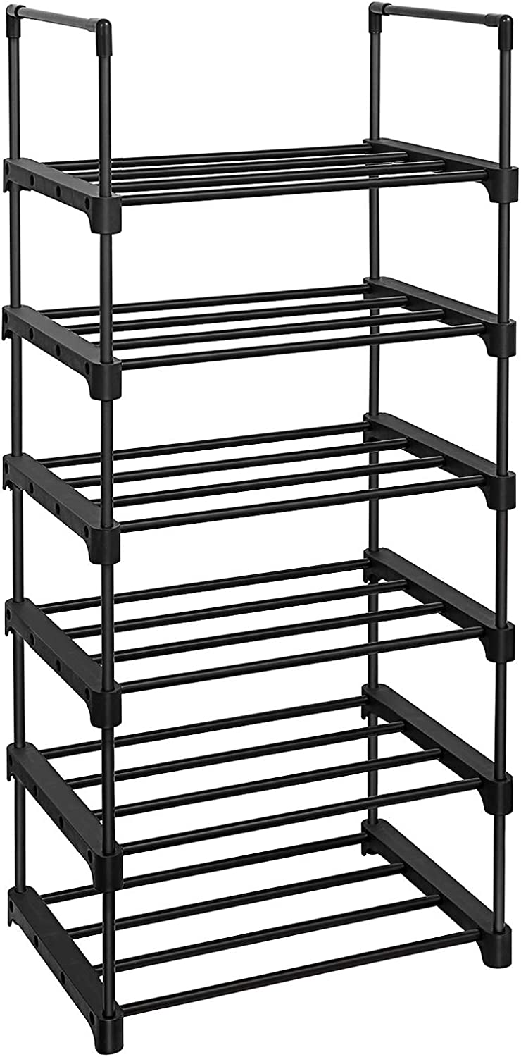 6-Tier Shoe Rack Iron Shoe Storage DIY Organiser