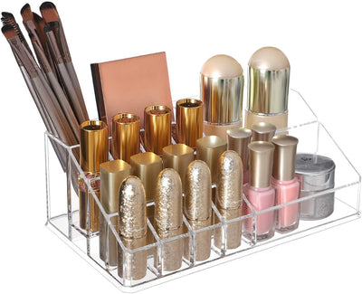 Clear Acrylic Make up Organiser Cosmetic Box
