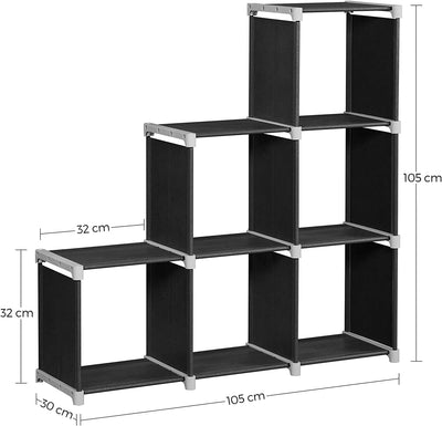 Bookcase Modular Storage Organiser (Set of 6)