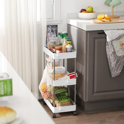 3-Tier Rolling Kitchen Storage Trolley