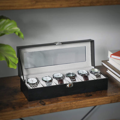 Watch Display 6-Slot Storage Case