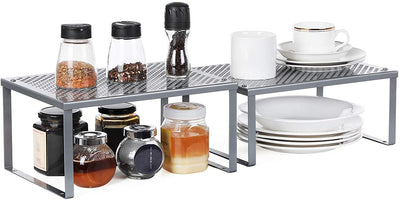 Kitchen Organiser Spice Rack - Silver