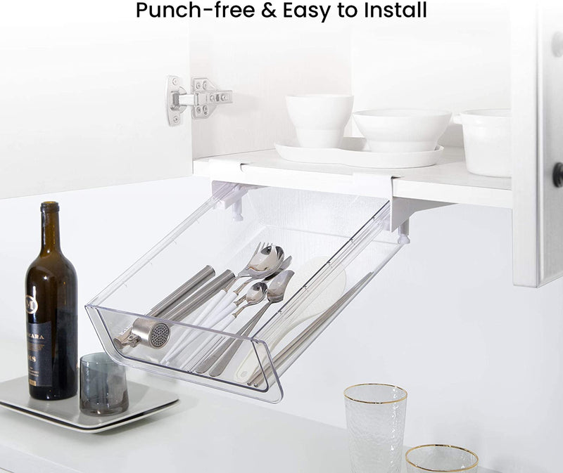 Under Shelf Drawer Pull Out Organiser