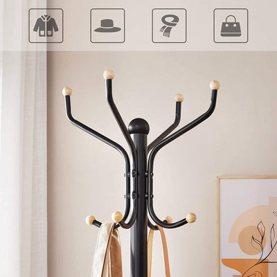 Easton Coat Rack Stand - Black