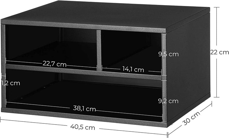 Desktop Printer Stand for Office - Black