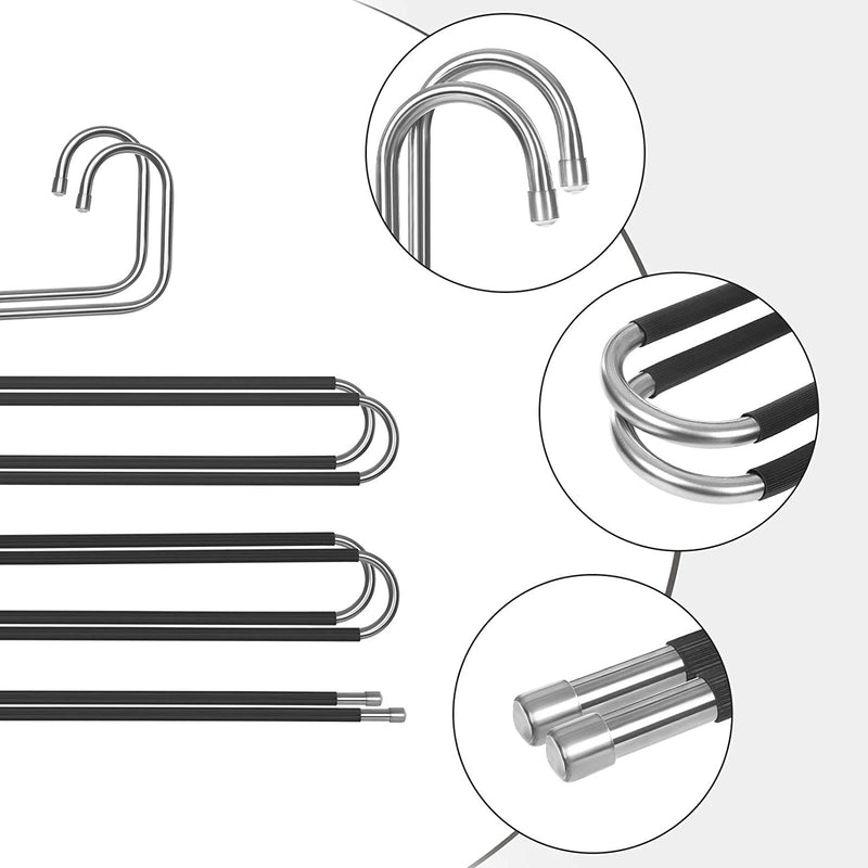 Pant 5-Tier Metal Hangers (Set of 6)