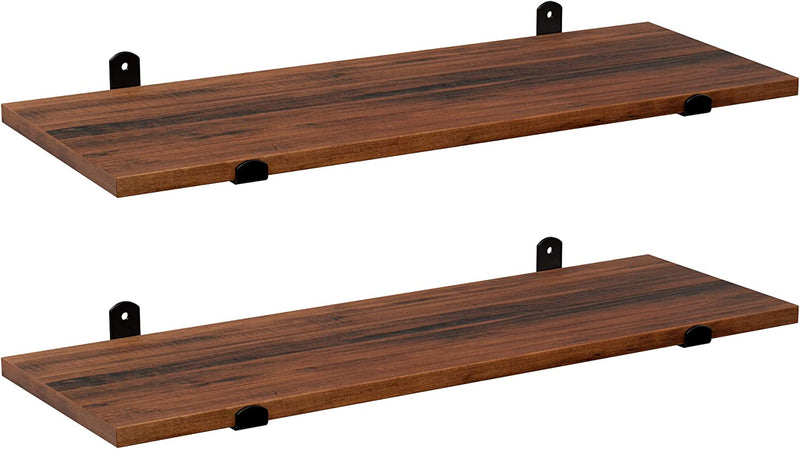 Industrial Storage Wall Shelf (Set of 2)