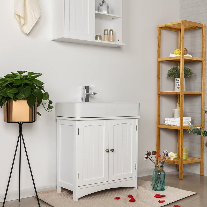 Vasagle Maisie Bathroom Under Sink Storage Cabinet - White