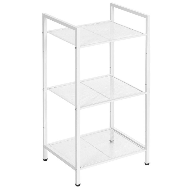 3-Tier Extendable Plant Stand Storage Rack - White