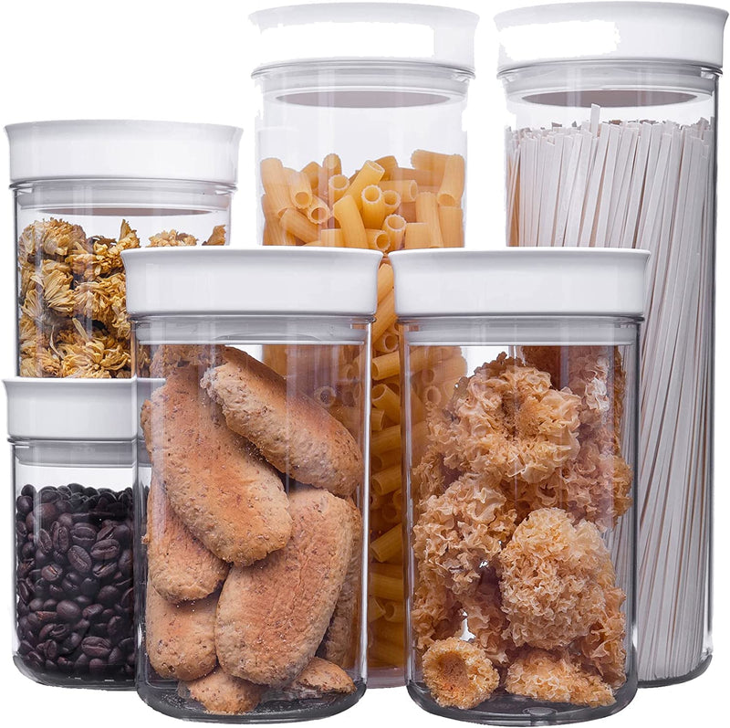 Food Storage Containers With Airtight Lids (Set of 6)
