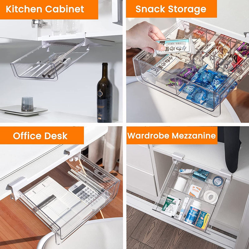 Under Shelf Drawer Pull Out Organiser