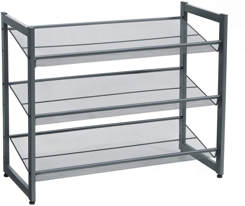 3 Tier Metal Adjustable Shoe Rack