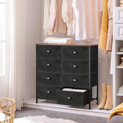 Dion Chest of 8 Drawers Industrial Style