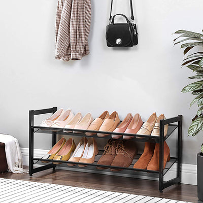 2-Tier Stackable Shoe Storage Rack