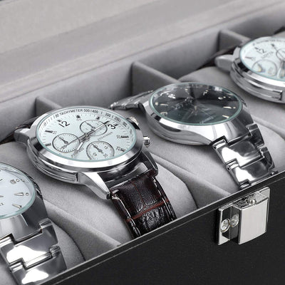 Watch Display 6-Slot Storage Case