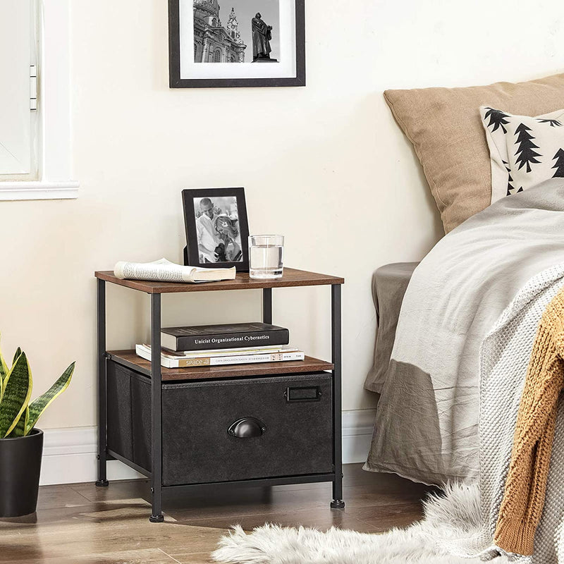 Dion Table Dresser with Storage Industrial Style